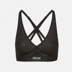 Adam Selman Sport Bonded Active V-Neck Bra Clothing