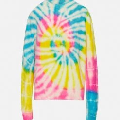 The Elder Statesman Sale Triple Swirl Simple Crew