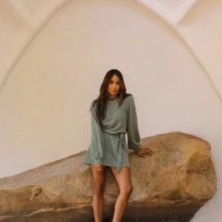 Sincerely Jules For Bandier The Dahlia Sweatshirt Dress