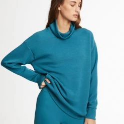 All Access Cloud Doubleknit Funnel Neck