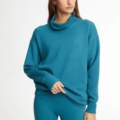 All Access Cloud Doubleknit Funnel Neck