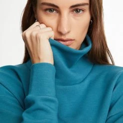 All Access Cloud Doubleknit Funnel Neck