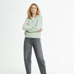 WSLY Eco Fleece Half Zip Sweatshirt Clothing