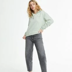 WSLY Eco Fleece Half Zip Sweatshirt Clothing