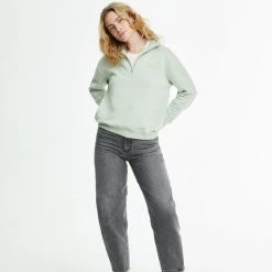 WSLY Eco Fleece Half Zip Sweatshirt Clothing