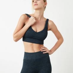 Avocado Clothing Margot Melange Plunge Bra