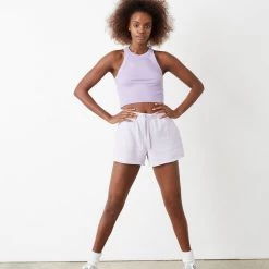 WSLY Rivington Ribbed Cropped Tank