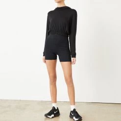 Le Ore Como Modal Hoodie Clothing