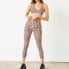 The Upside Rose Cheetah Midi Pant Clothing