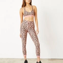 The Upside Rose Cheetah Larri Bra Clothing