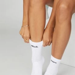 The Mayfair Group Hello Goodbye Socks Accessories