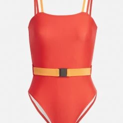 BANDIER X SOLID & STRIPED Swim The Riley