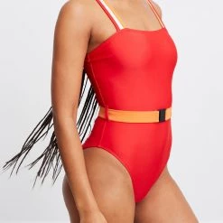 BANDIER X SOLID & STRIPED Swim The Riley