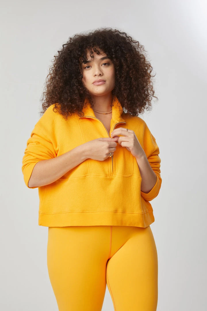 Sincerely Jules For Bandier The Holly Half Zip Sweatshirt 5 Sincerely Jules For Bandier The Holly Half Zip Sweatshirt