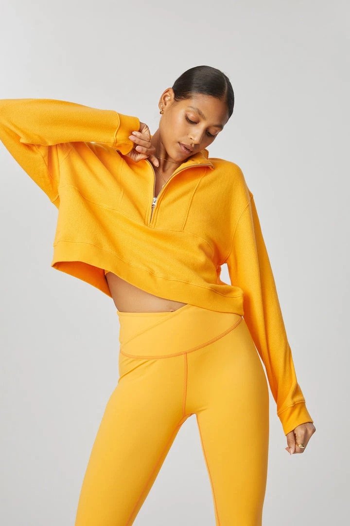 Sincerely Jules For Bandier The Holly Half Zip Sweatshirt 2 Sincerely Jules For Bandier The Holly Half Zip Sweatshirt