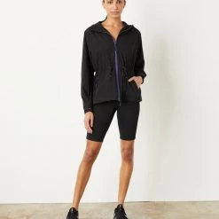 Lacoste Cinched Waist Anorak Jacket