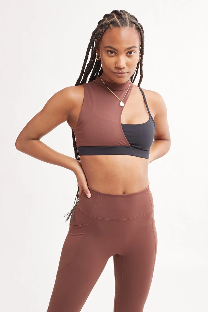 Le Ore Sorrento Asymmetric Mock Neck Bra Clothing 1 Le Ore Sorrento Asymmetric Mock Neck Bra Clothing