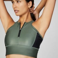 All Access Zip Front Racer Bra Clothing