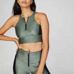 All Access Zip Front Racer Bra Clothing