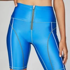 All Access Ultra High Rise Zip Front 9in Biker Short