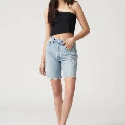 WSLY Rivington Ribbed One Shoulder Cropped Tank 10 WSLY Rivington Ribbed One Shoulder Cropped Tank