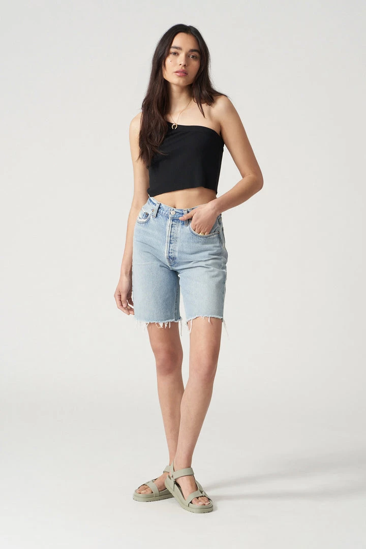 WSLY Rivington Ribbed One Shoulder Cropped Tank 4 WSLY Rivington Ribbed One Shoulder Cropped Tank