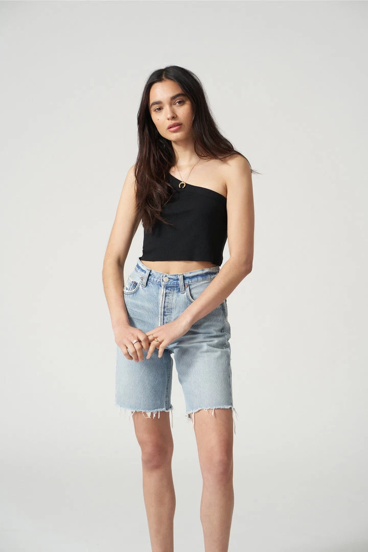 WSLY Rivington Ribbed One Shoulder Cropped Tank 5 WSLY Rivington Ribbed One Shoulder Cropped Tank
