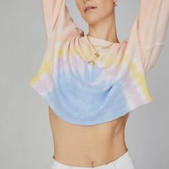 WSLY Ecosoft Cropped Crewneck Sweatshirt