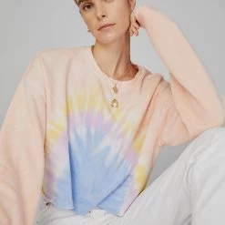 WSLY Ecosoft Cropped Crewneck Sweatshirt