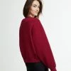 WSLY Eco Fleece Crew Neck Sweatshirt With Shoulder Pads