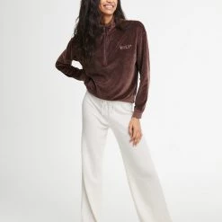 WSLY Clothing Eco Plush Half Zip Sweatshirt