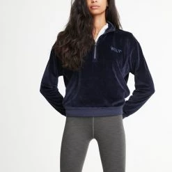 WSLY Clothing Eco Plush Half Zip Sweatshirt