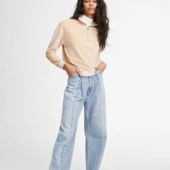 WSLY Eco Plush Half Zip Sweatshirt Clothing