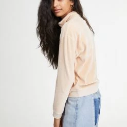 WSLY Eco Plush Half Zip Sweatshirt Clothing