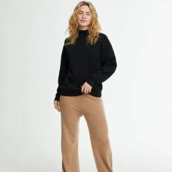 WSLY Eco Fleece Oversized Mock Neck Sweatshirt Clothing