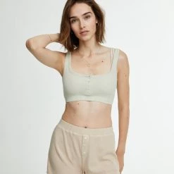 WSLY Clothing Waffle Henley Bra 10 WSLY Clothing Waffle Henley Bra