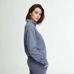 WSLY Eco Fleece Half Zip Sweatshirt Clothing