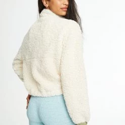 WSLY Eco Sherpa Cropped Jacket Clothing