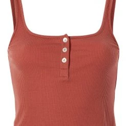 WSLY Hudson Henley Ribbed Tank