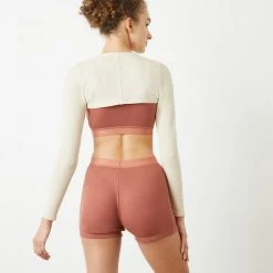 WSLY New Arrivals Essex Ribbed Long Sleeve Shrug