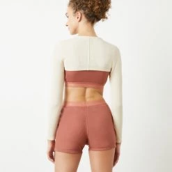 WSLY New Arrivals Essex Ribbed Long Sleeve Shrug