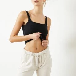 WSLY Essex Ribbed Square Neck Tank New Arrivals