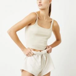 WSLY Essex Ribbed Square Neck Tank