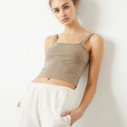 WSLY Essex Ribbed Square Neck Tank New Arrivals