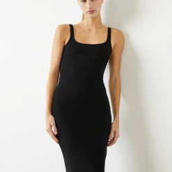 WSLY Essex Ribbed Square Neck Tank Dress New Arrivals