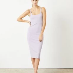 WSLY Essex Ribbed Square Neck Tank Dress New Arrivals