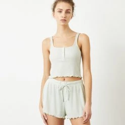 WSLY Hudson Henley Ribbed Tank