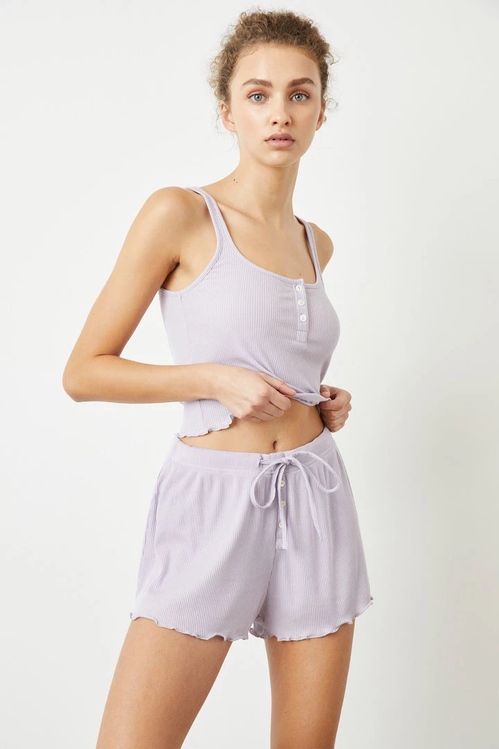 WSLY Hudson Henley Ribbed Short 1 WSLY Hudson Henley Ribbed Short