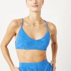 WSLY The Swim Shop Eco Terry Strappy Bra
