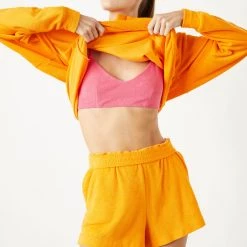 WSLY Eco Terry Strappy Bra The Swim Shop